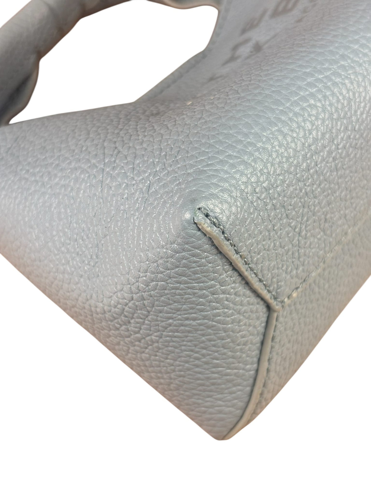Marc Jacobs Cloud Blue Pebbled Leather Nano The Sack Two-Way Hobo