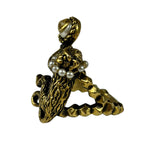 Gucci Faux Pearl Monkey Ring