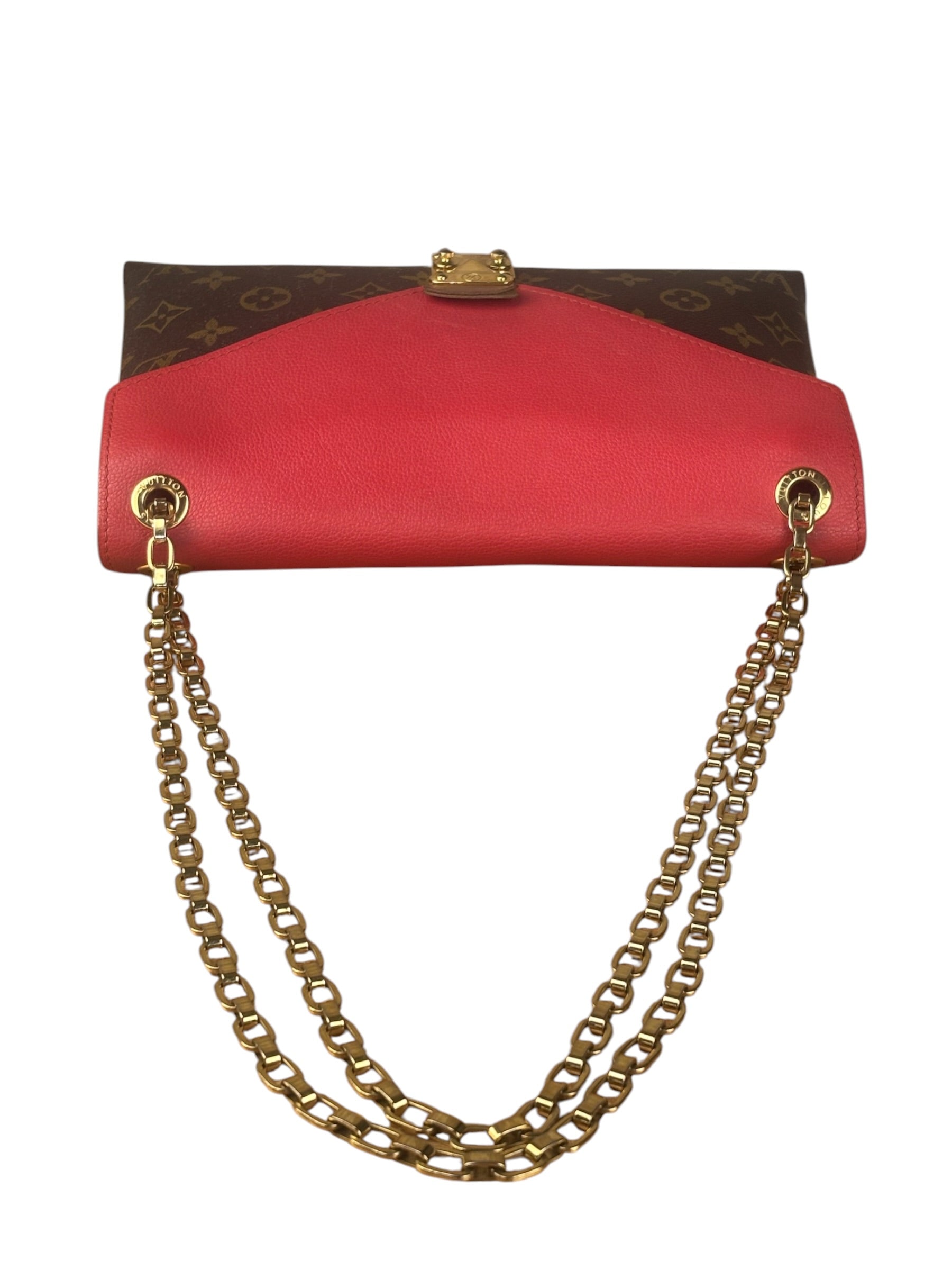 Louis Vuitton Pink Monogram Canvas Pallas Chain Shoulder Bag