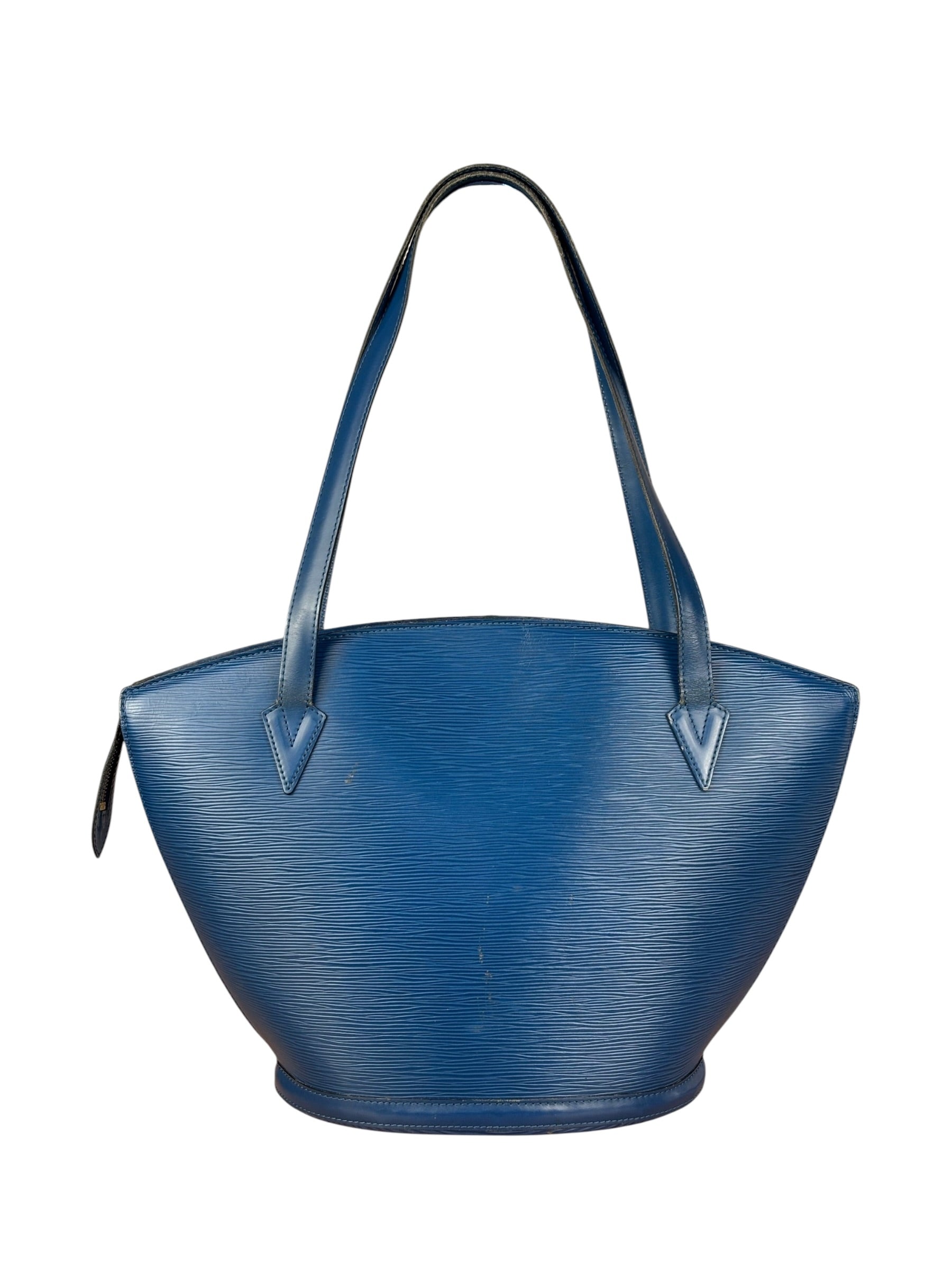 Louis Vuitton Blue Epi Saint Jacques GM Shoulder Bag