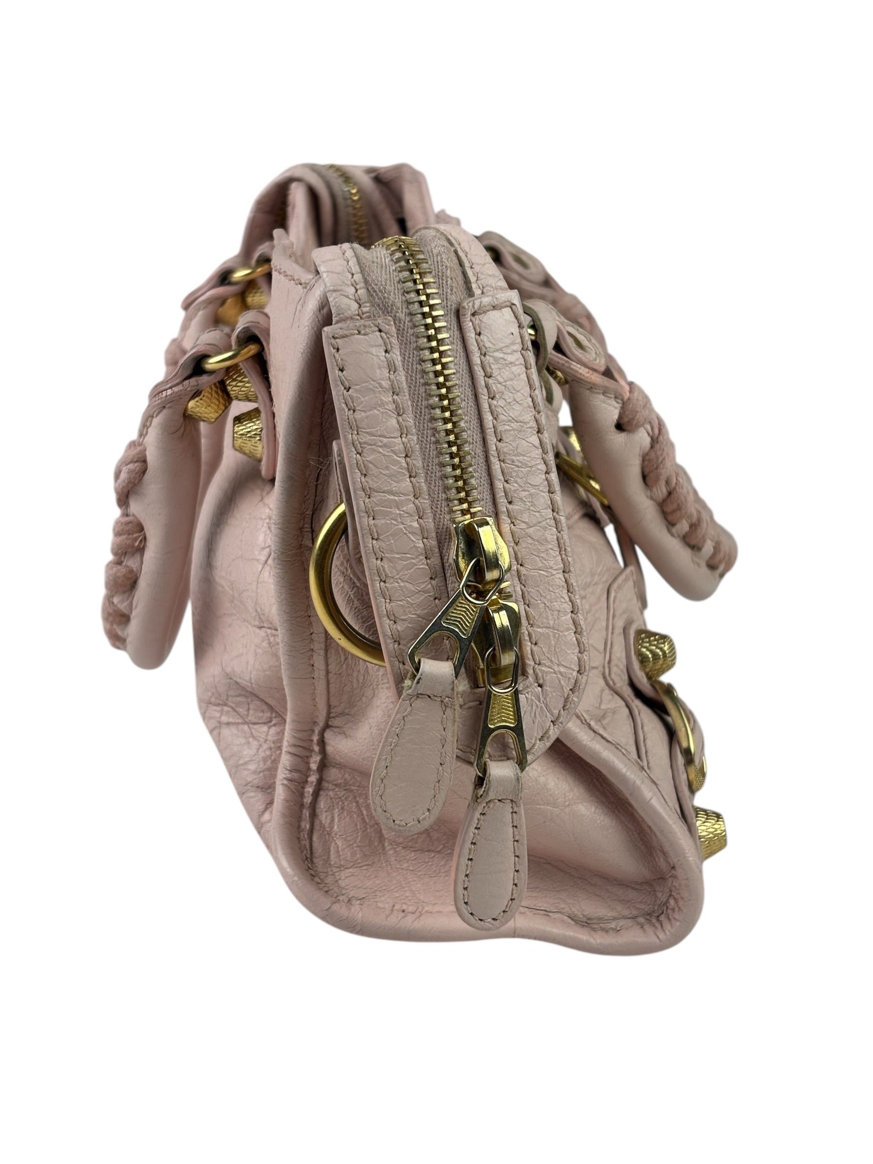 Balenciaga Pink Leather Le City Two-Way Bag