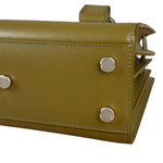 Saint Laurent Green Leather Nano Sac De Jour 2Way Tote