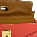 Hermes Coral-Red Epson Casaque Togo Kelly 32
