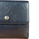 Louis Vuitton Vintage Dark Grey Matte Vernis Wallet