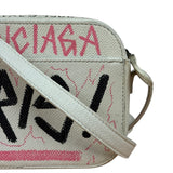 Balenciaga Graffiti Leather Camera Crossbody Bag