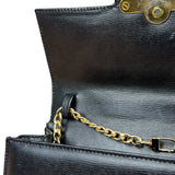Christian Dior Black Leather Flap Bag Replacement Chain