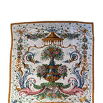 Gucci Vintage Silk Floral Vase Scarf