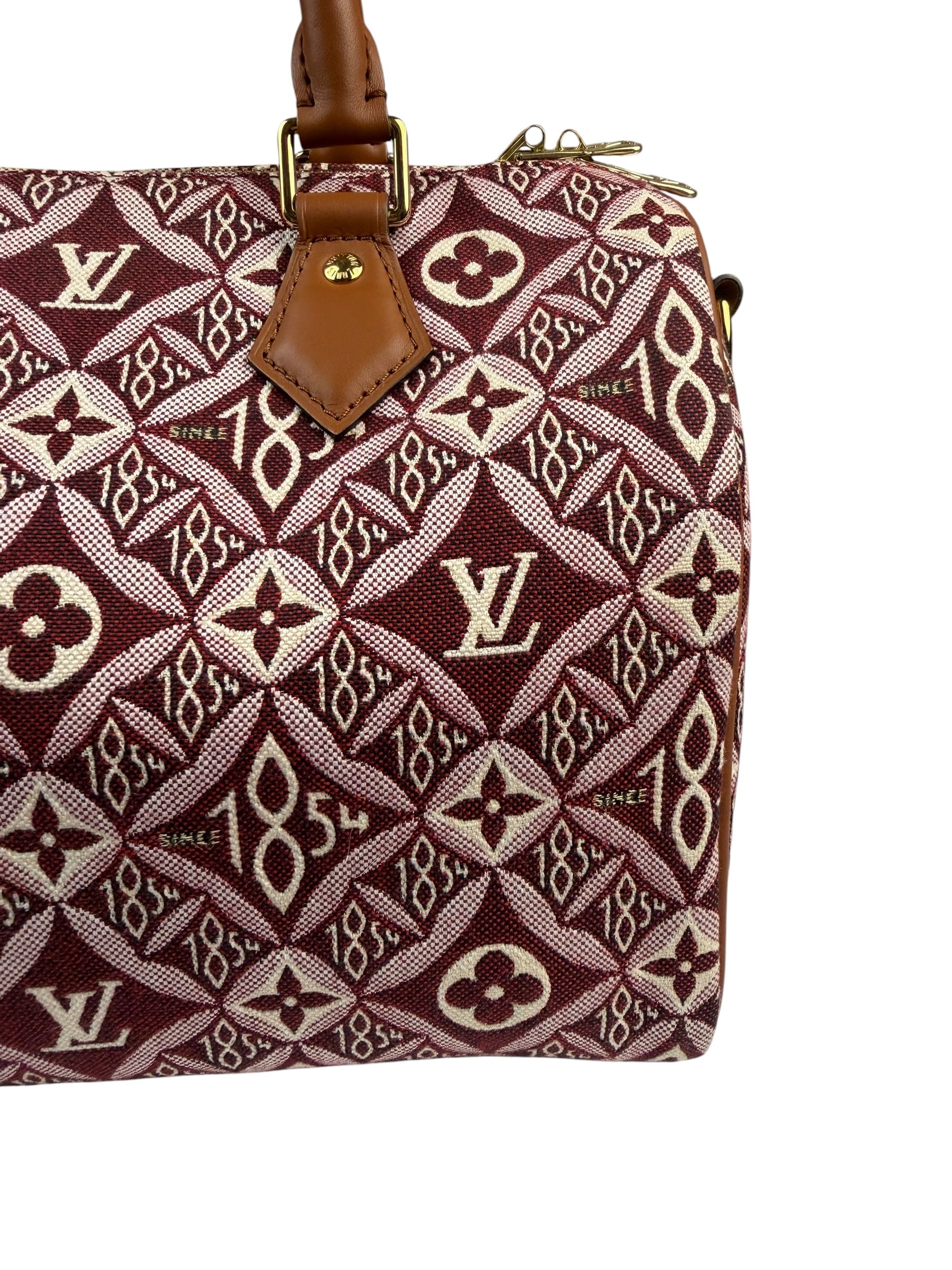 Louis Vuitton Jacquard Since 1854 Speedy Bandouliere 25
