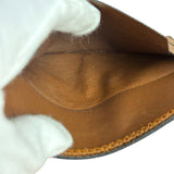 Valentino Brown Tan Leather Flat Pouch