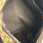 Celine Vintage Canvas Macadam Messenger Bag