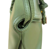 Bottega Veneta Baby Liberta Green Leather Shoulder Bag