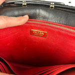 Prada Saffiano Lux Bow Crossbody Wallet