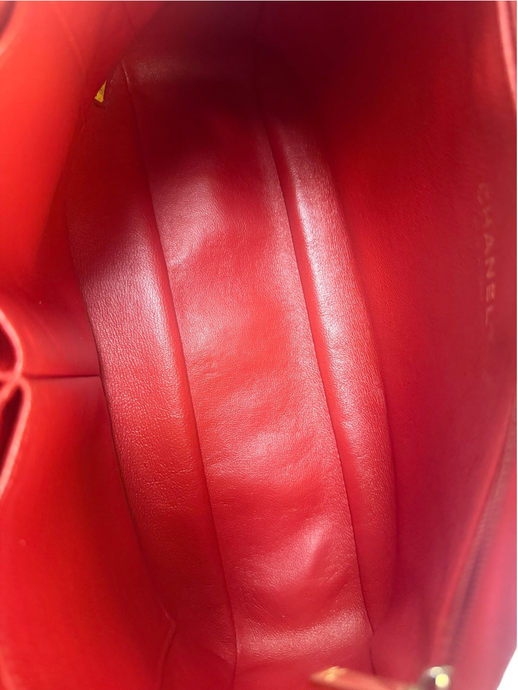 Chanel Red Quilted Leather Camera Bag 2012