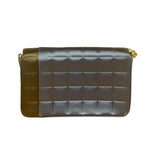 Chanel Bicolor Satin Chocolate Bar Flap Bag 2002