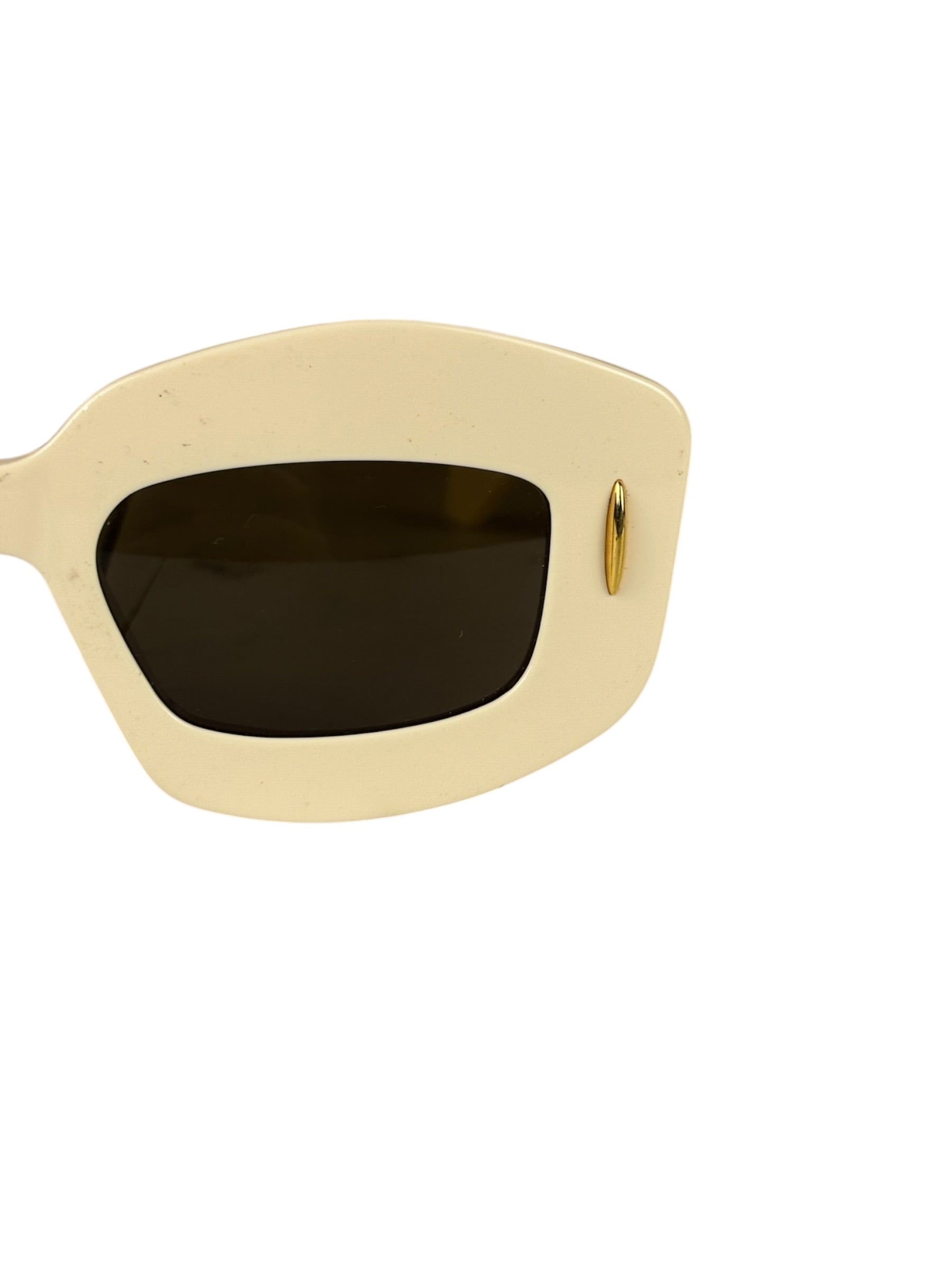 Loewe Ivory Rectangle Frame Sunglasses