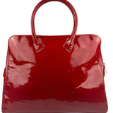Miu Miu Glossy Candy Red Patent Leather Tote Bag