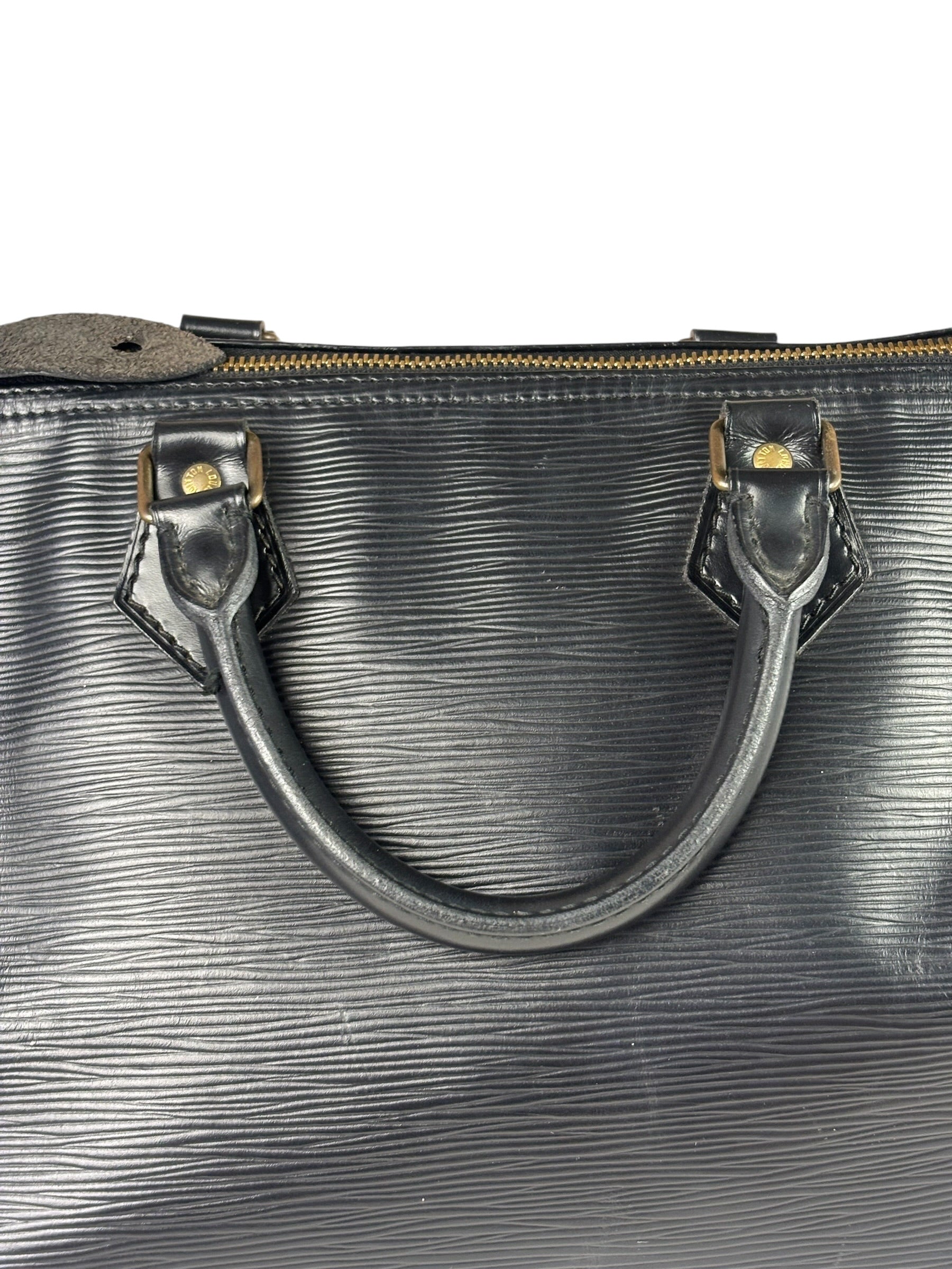 Louis Vuitton Black Epi Speedy 30