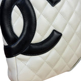 Chanel Vintage Leather Cambon Ligne Crossbody/Shoulder Bag-2008