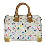 Louis Vuitton x Takashi Murakami White Monogram Speedy 30