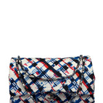 Chanel White-Multi Canvas Airline Printed XXL Travel Flap Bag 2016