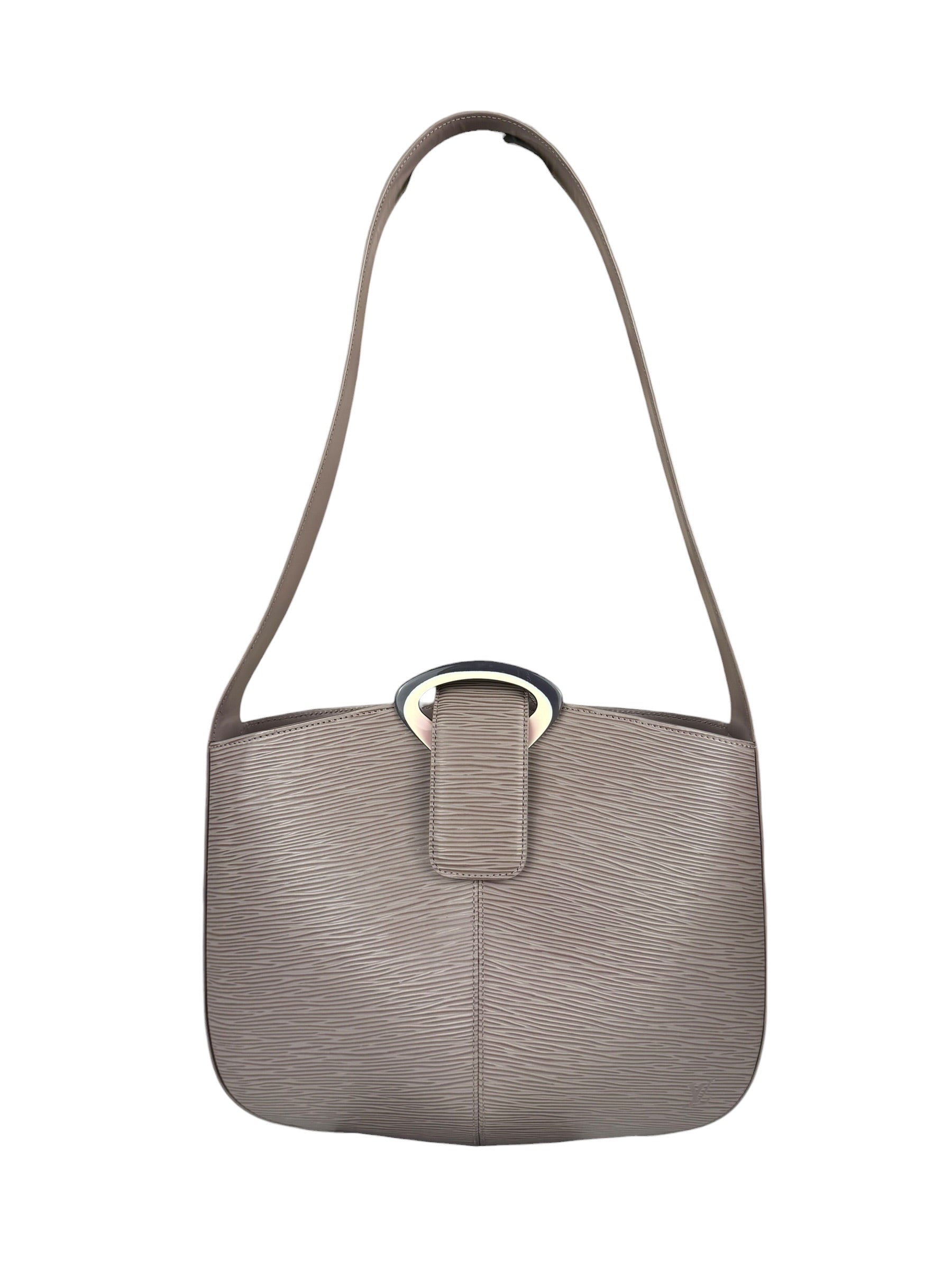 Louis Vuitton Lilac Epi Leather Reverie Hobo Bag