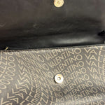 Valentino Black Leather Mario Spa Flap Bag