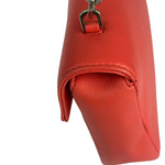Fendi Coral Pink Leather Mini Baguette