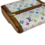 Louis Vuitton White Murakami Compact Wallet