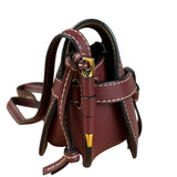 Loewe Mini Burgundy Gate Crossbody