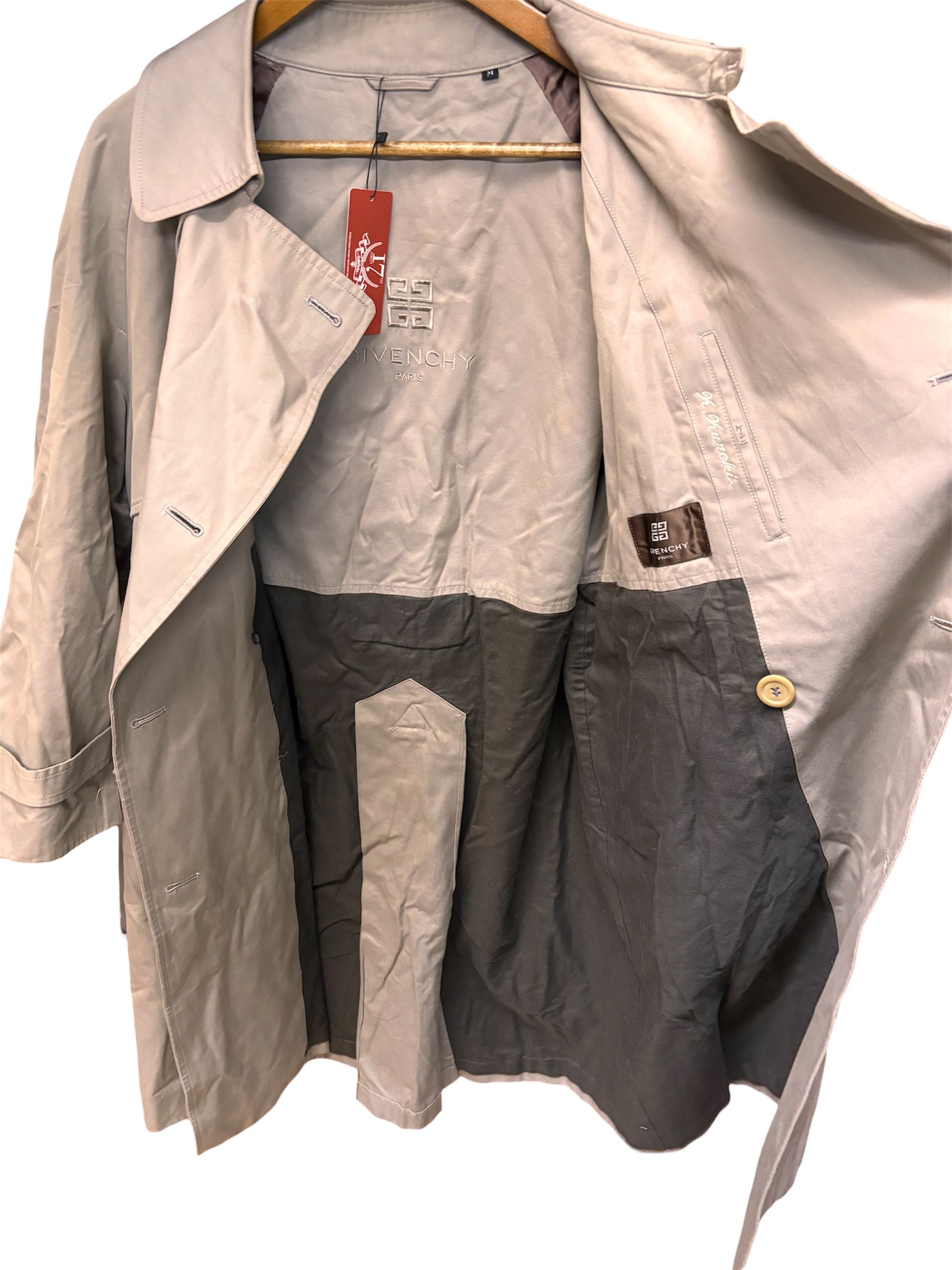 Givenchy Muted Taupe-Grey Long Coat