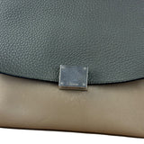 Celine Tricolor Trapeze Pebbled Leather Hand Bag