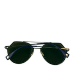 Fendi Gold-Toned Eyeline Aviator Sunglasses FF0494/S