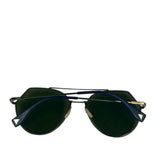 Fendi Gold-Toned Eyeline Aviator Sunglasses FF0494/S