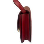 Celine Red Leather Box Crossbody Bag