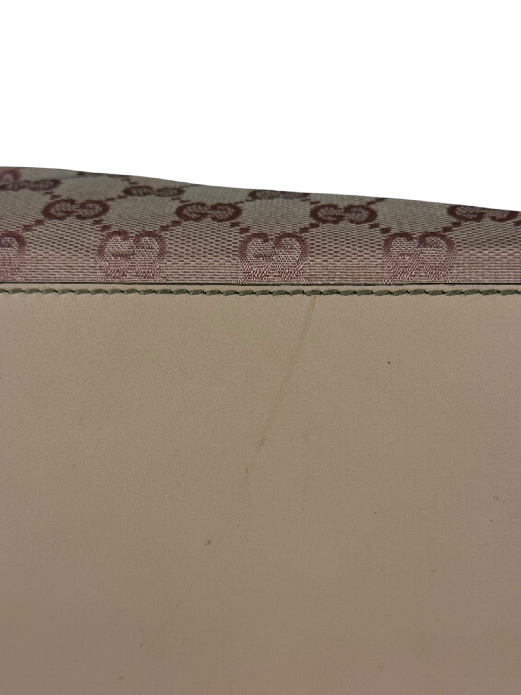 Gucci Vintage Pink Canvas Large Tote Bag