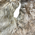 Vintage Beige Suede Fur-Lined Vest