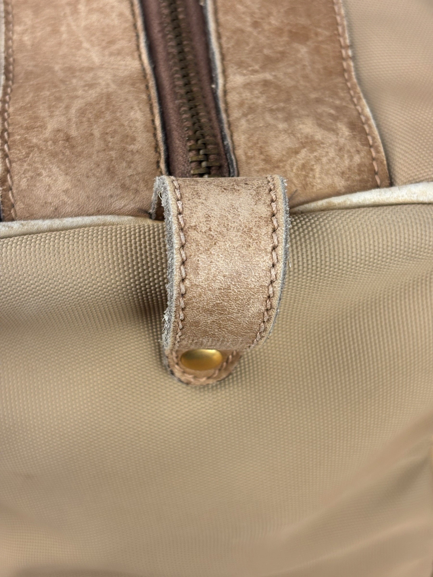 Gucci Vintage Canvas Duffle Bag