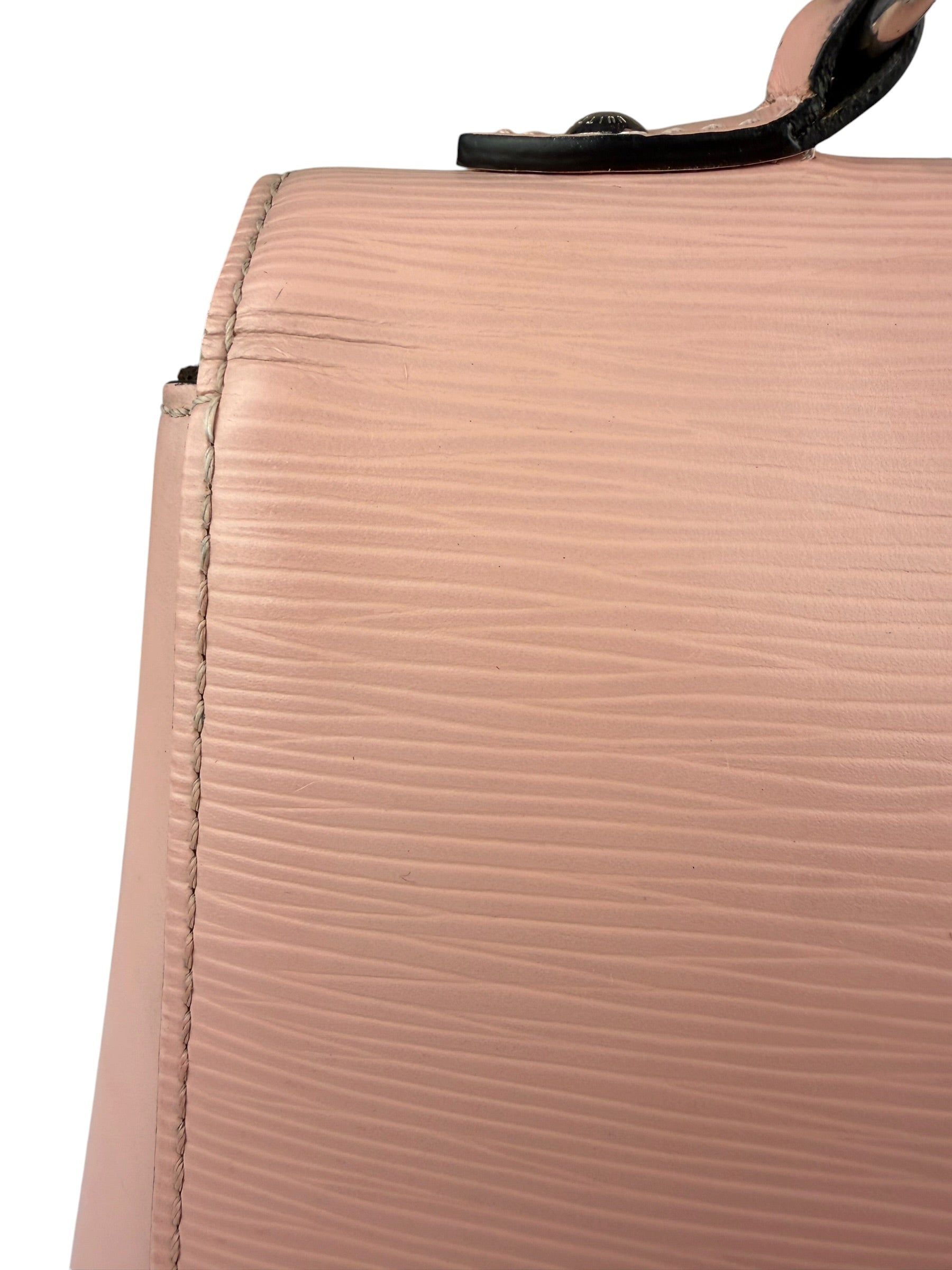 Louis Vuitton Nude Pink Epi Leather Cluny Rose Ballerine Hand Bag