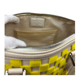 Louis Vuitton Yellow Damier Cube East/West Speedy