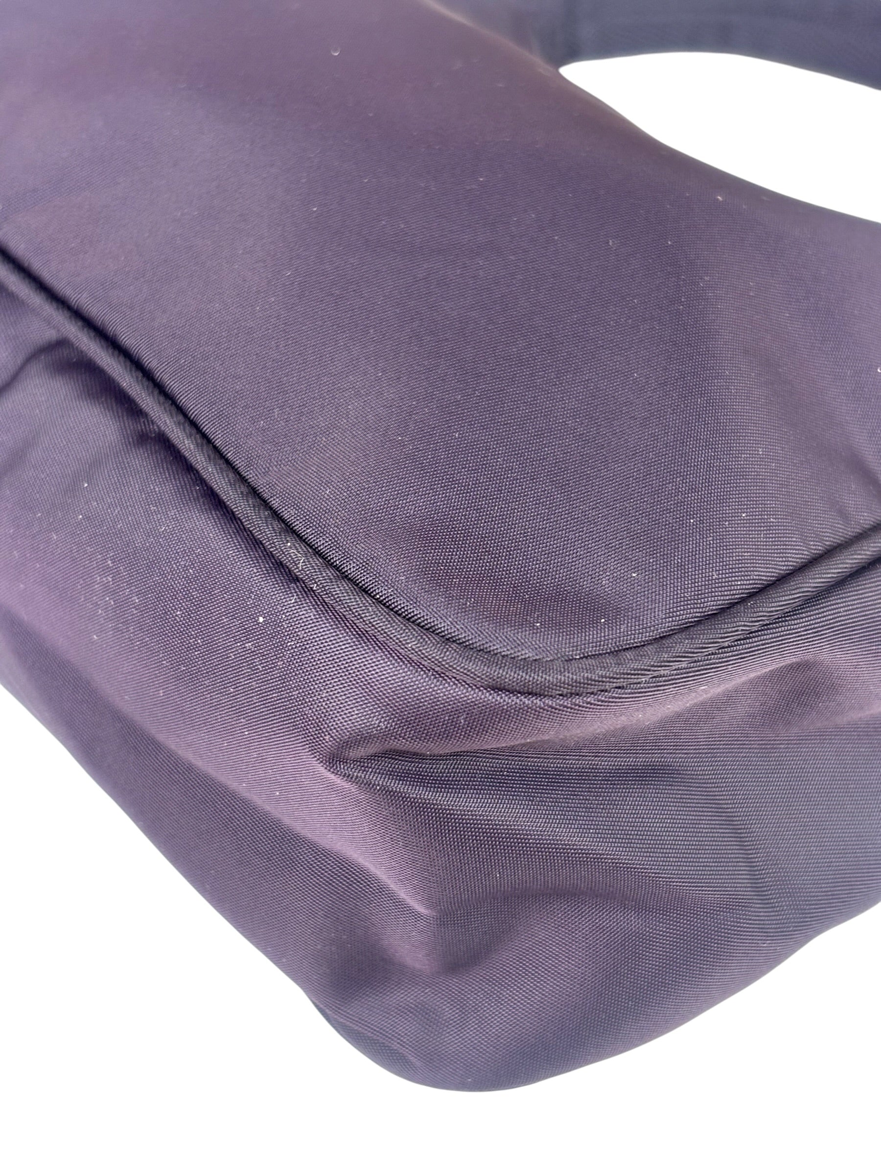 Prada Purple Tessuto Nylon Pochette
