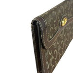 Celine Vintage Canvas Snap Trifold Wallet