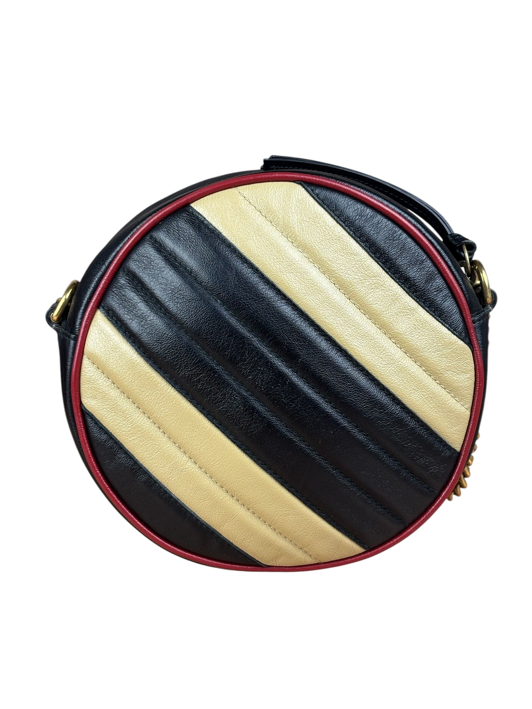Gucci Multicolor Leather Azalea Marmont Round Crossbody