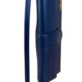 Jacquemus Navy Blue Leather Le Bambino Shoulder Bag