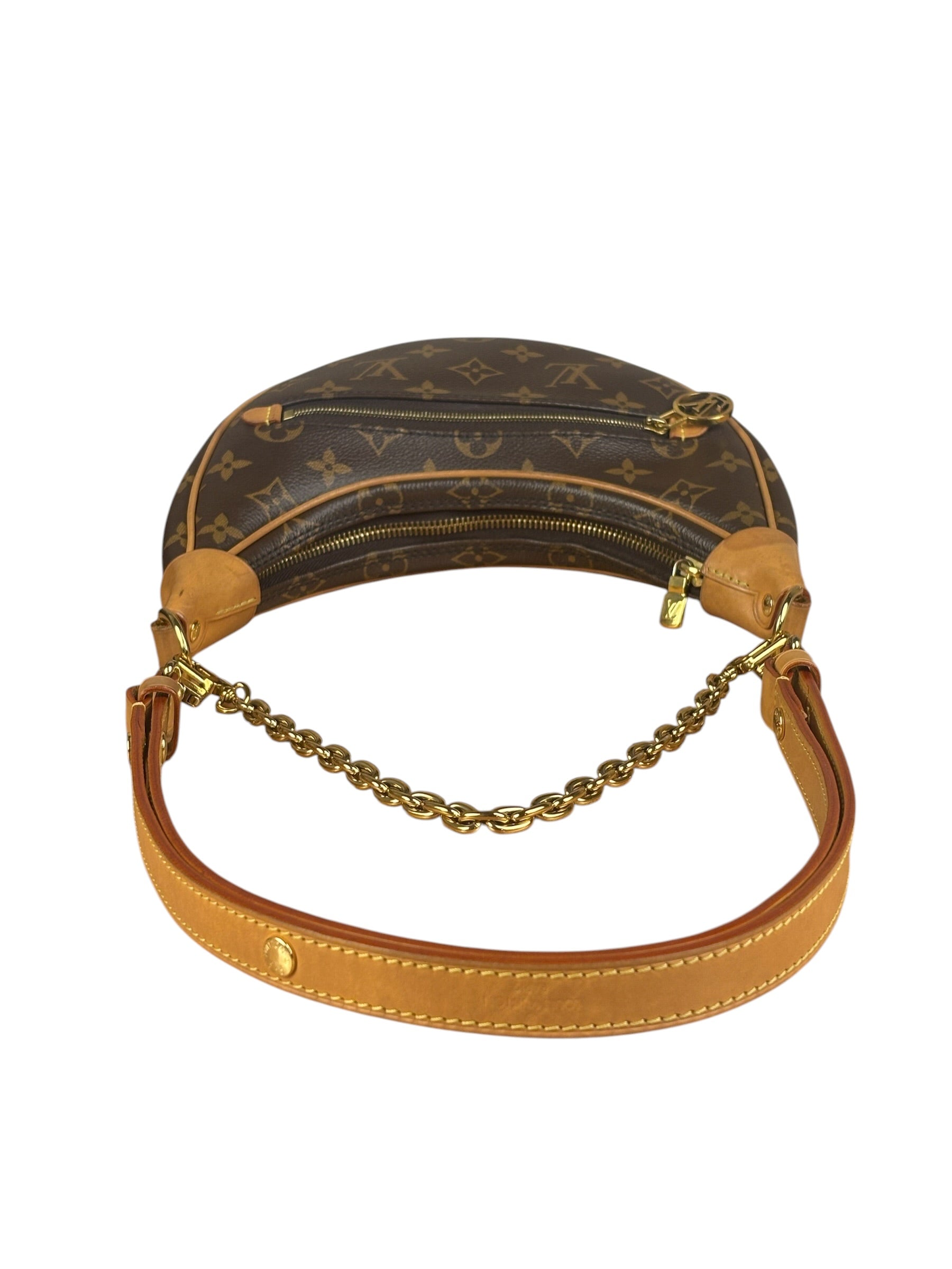 Louis Vuitton Coated Canvas Monogram Loop Shoulder Bag