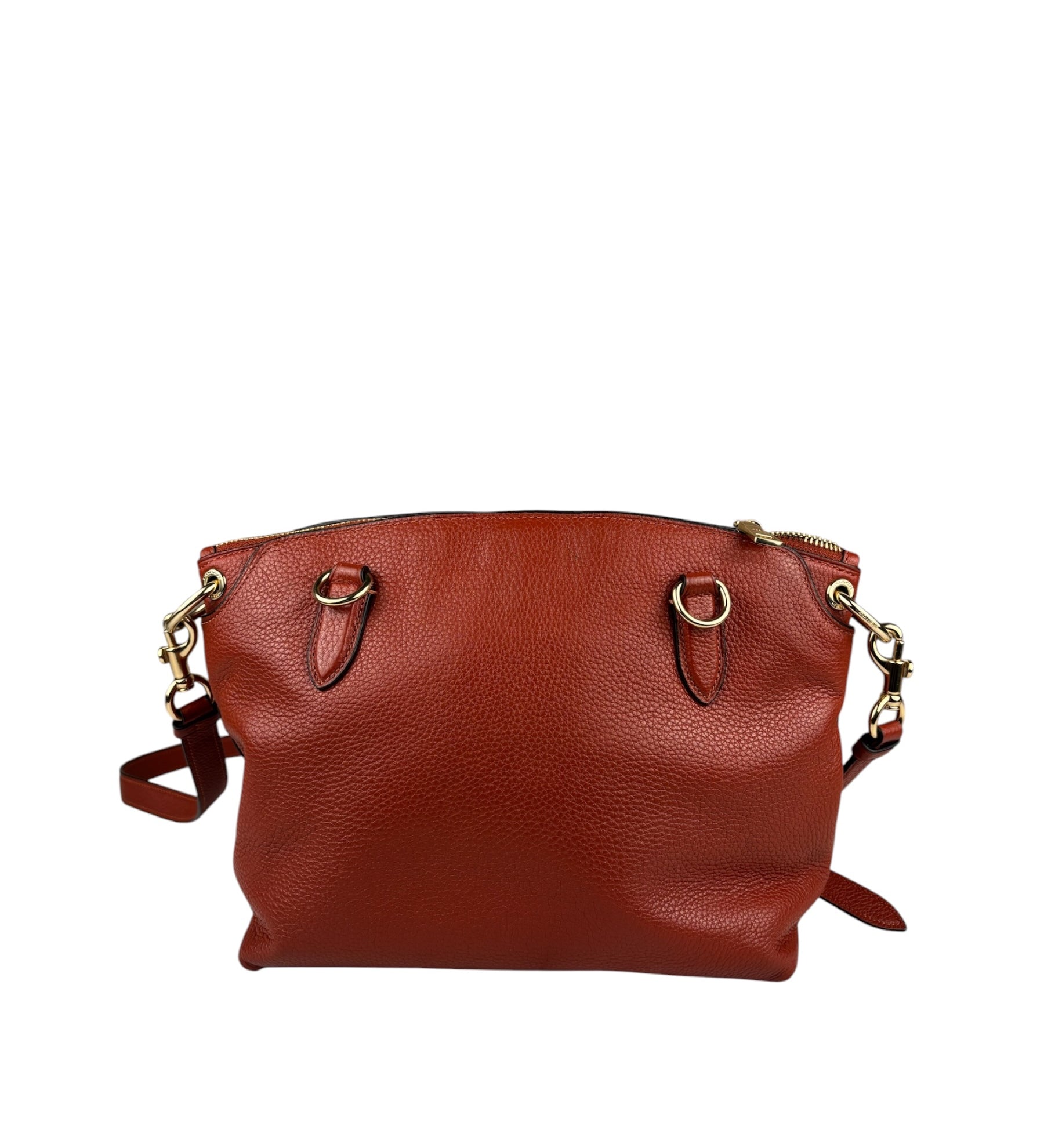 Coach Orange Remi Satchel Crossbody Bag