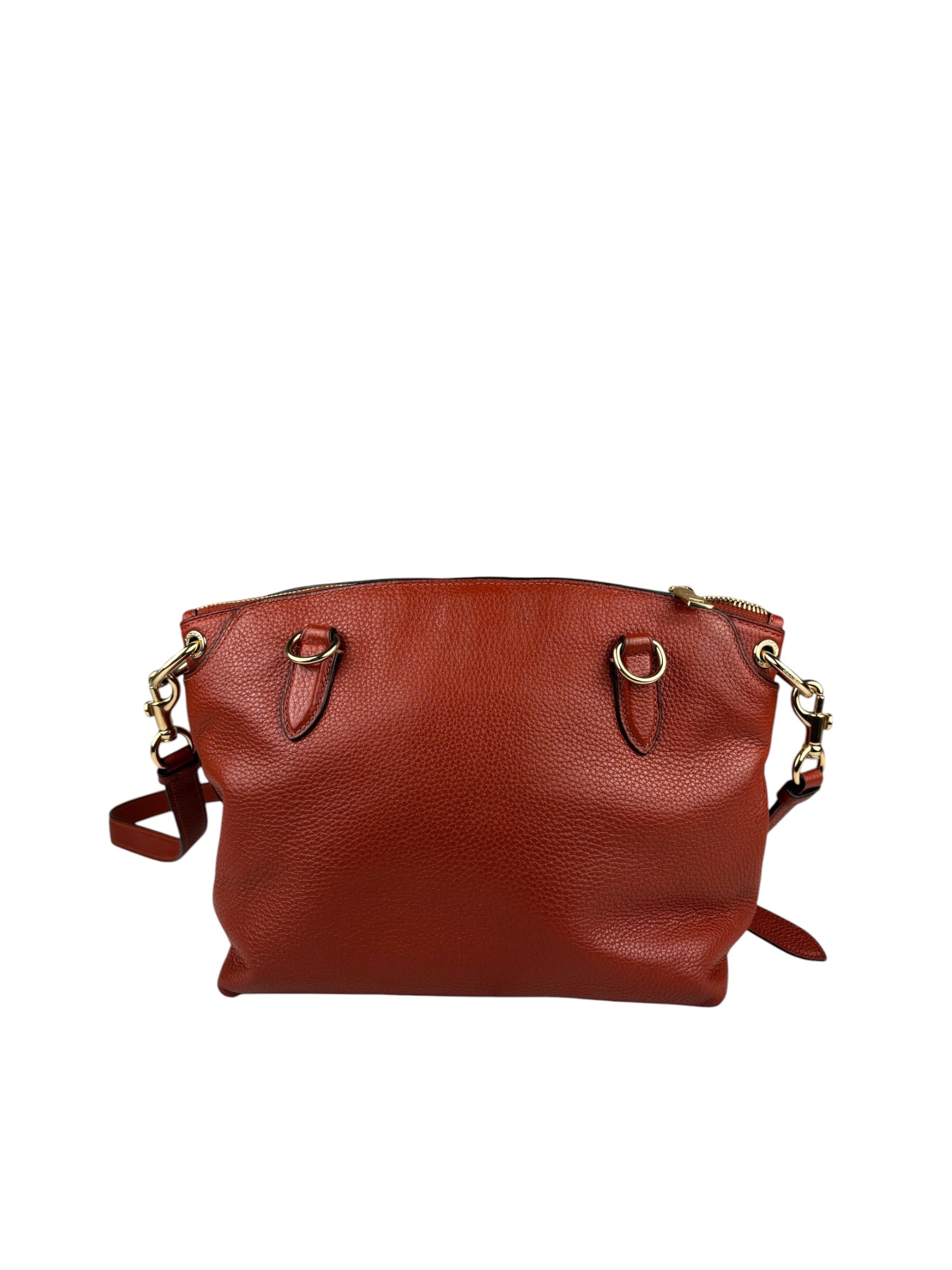 Coach Orange Remi Satchel Crossbody Bag