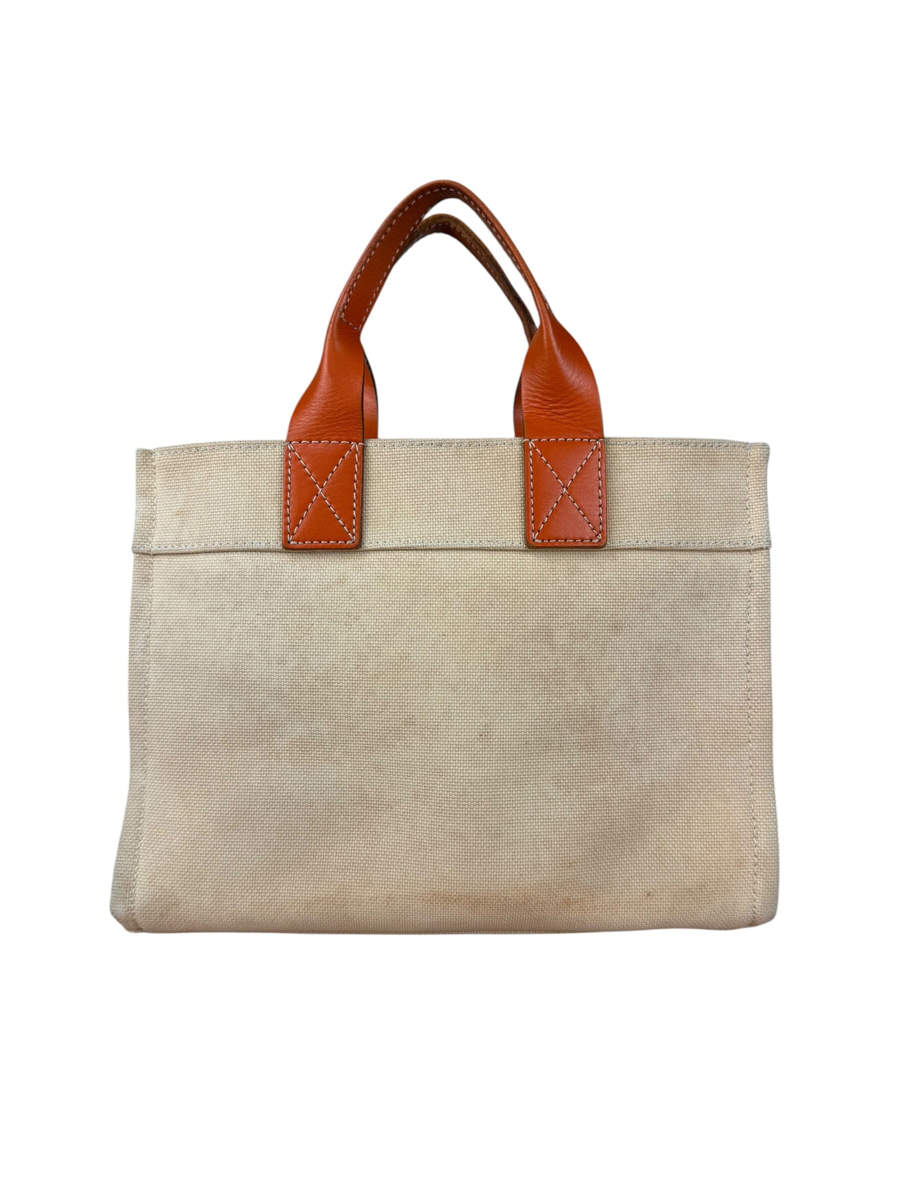Burberry Blue Label Canvas and Leather Tote
