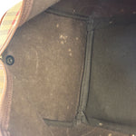Burberry Beige/Brown Leather House Check Boston Bag