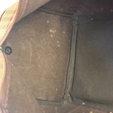 Burberry Beige/Brown Leather House Check Boston Bag