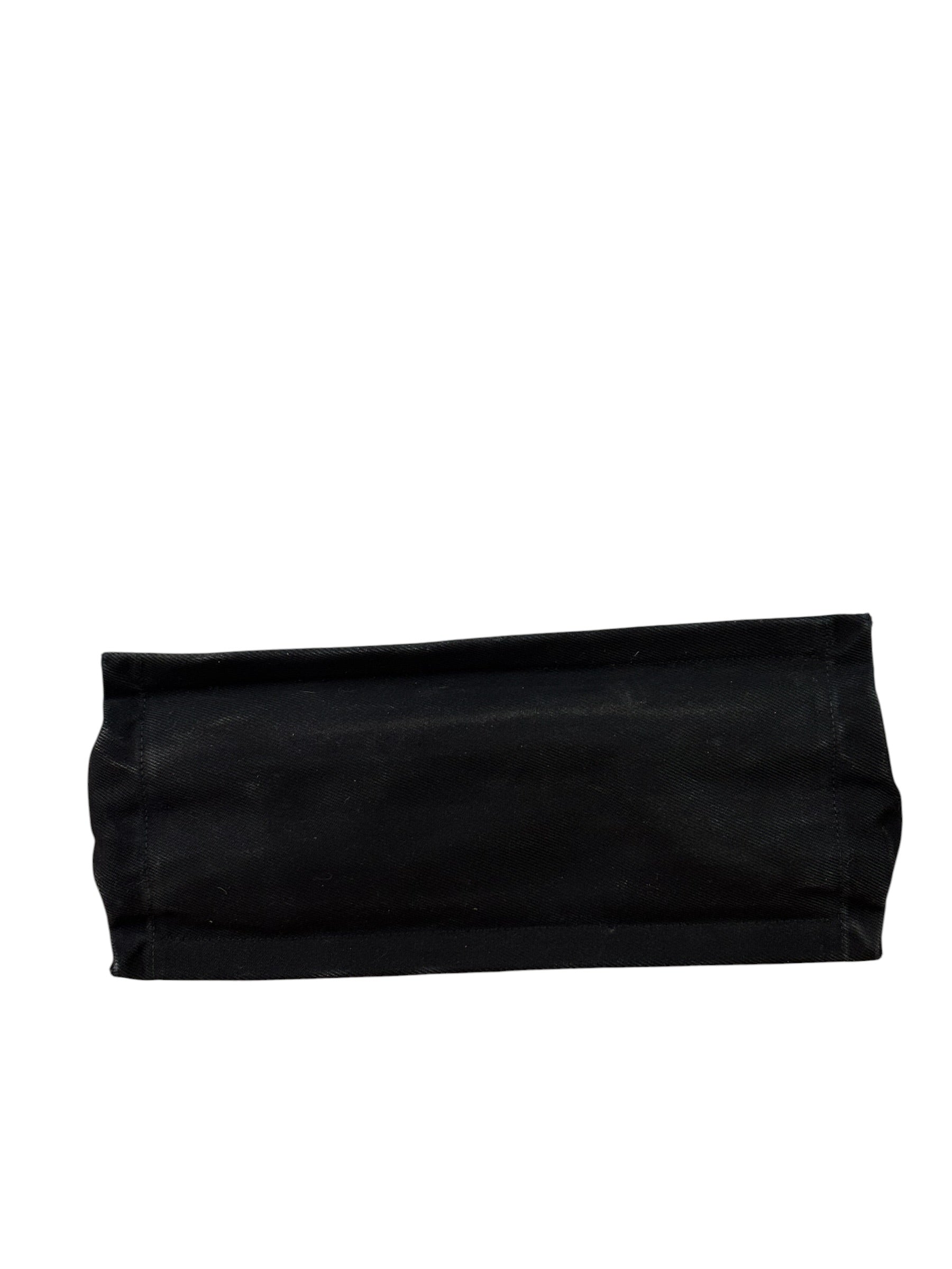 Yves Saint Laurent Black Rive Gauche Canvas Tote